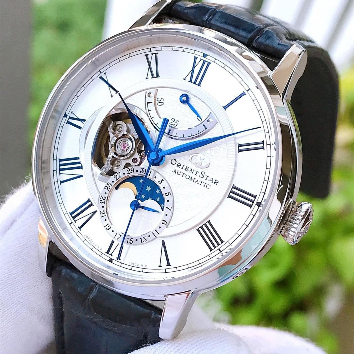 Orient Star Moonphase Automatic REAM0001S00D ( REAM0001S00D ) Đồng PhongWatch