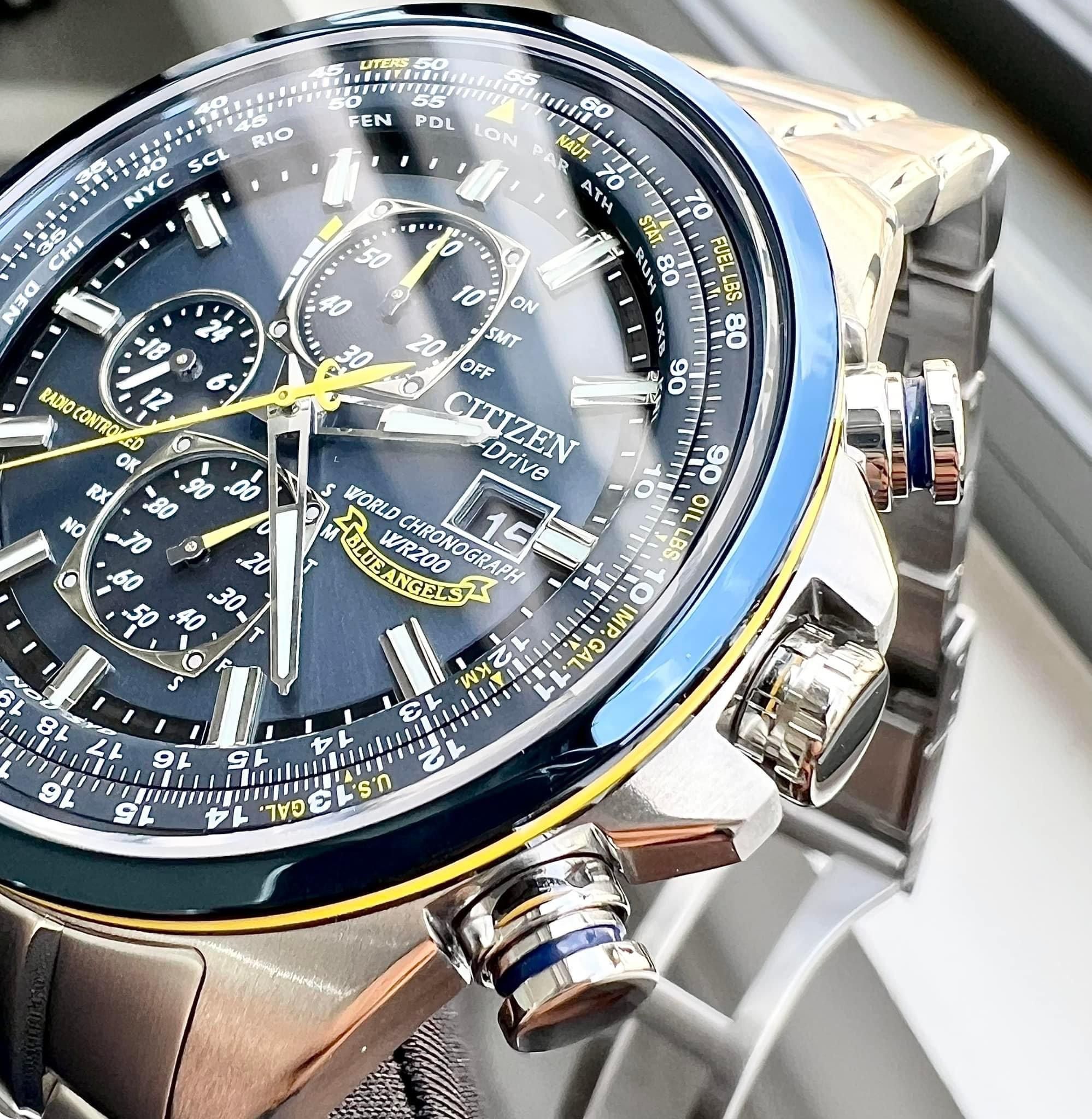 Citizen EcoDrive AT802054L World Chronograph AT Đồng Hồ Nam