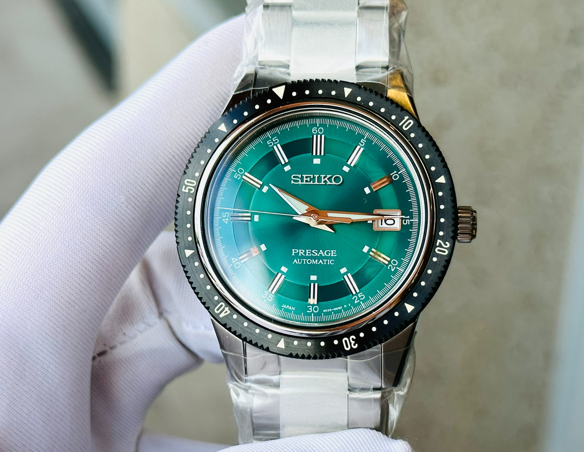 Seiko Automatic SARX071 Presage Crown Green Limited Edition - Đồng 