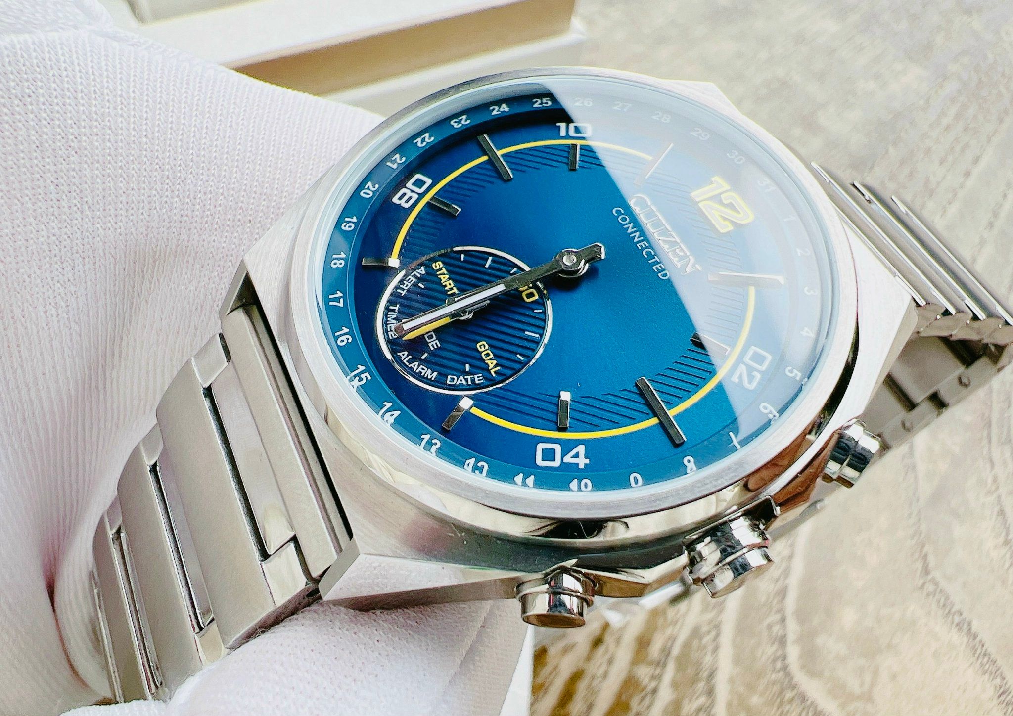 Citizen Quartz CX000055L công nghệ Bluetooth Đồng Hồ Nam PhongWatch