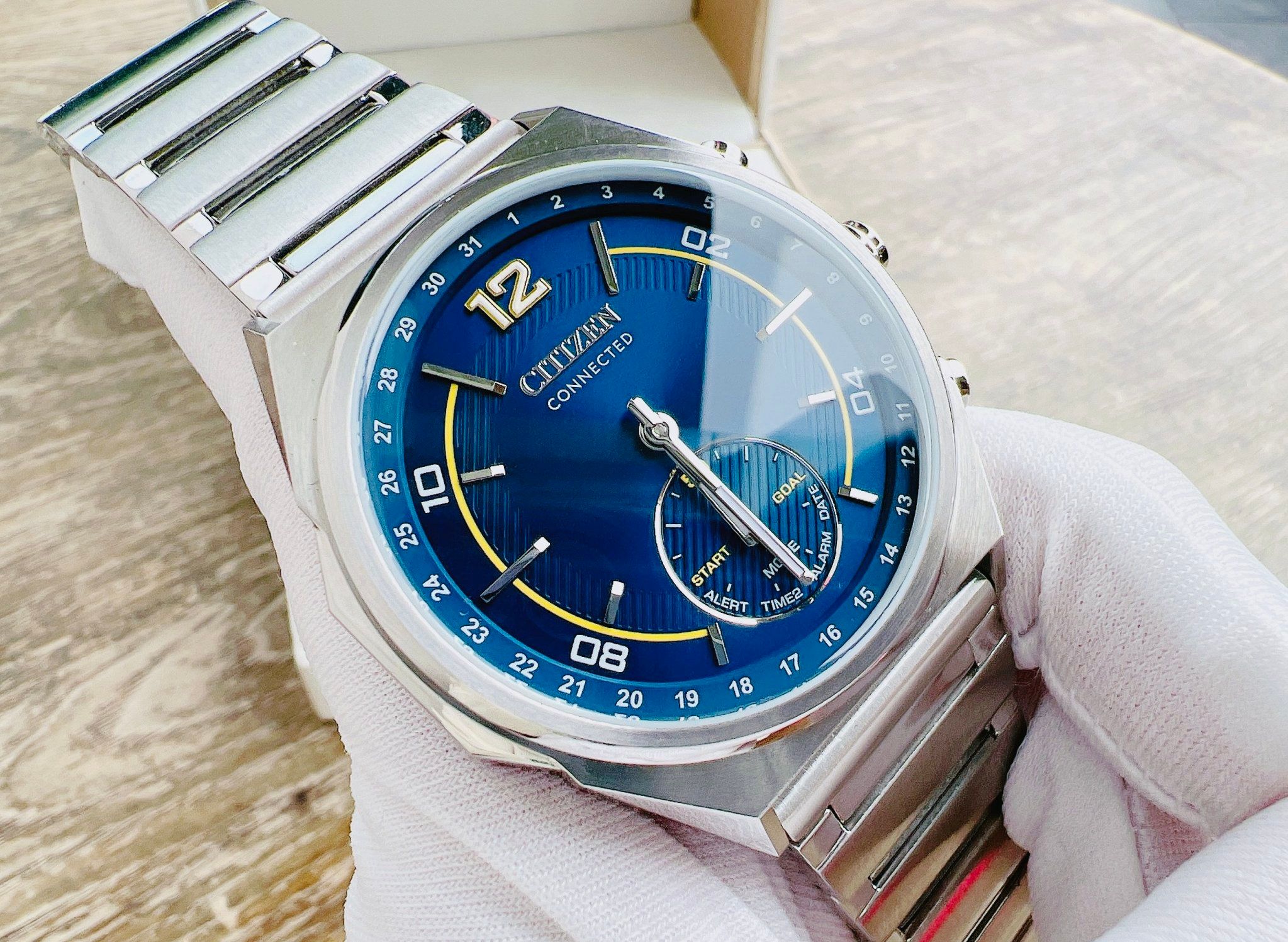 Citizen Quartz CX000055L công nghệ Bluetooth Đồng Hồ Nam PhongWatch