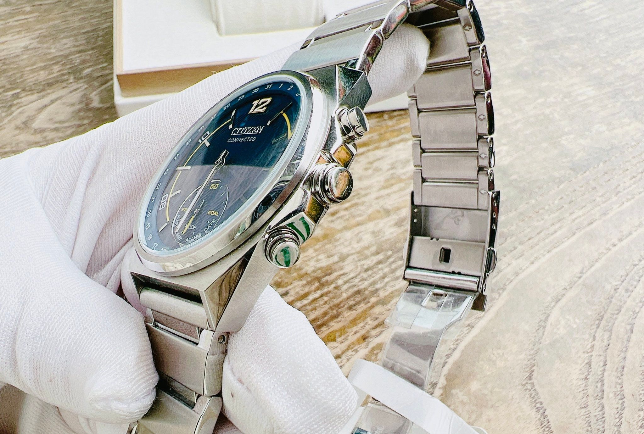 Citizen Quartz CX000055L công nghệ Bluetooth Đồng Hồ Nam PhongWatch