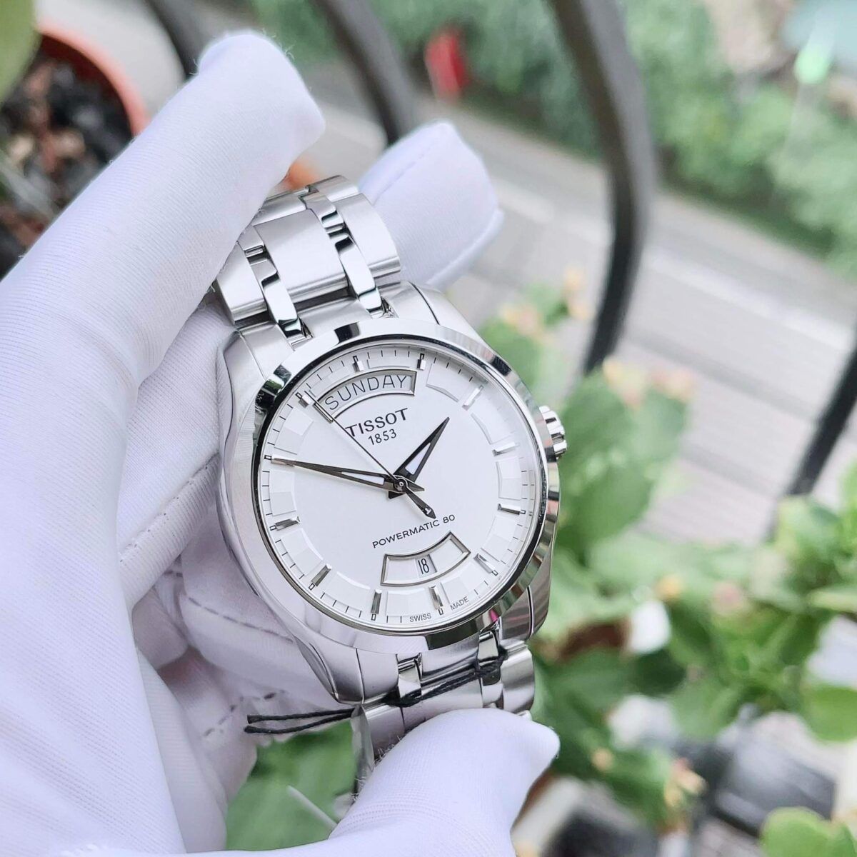 Tissot Couturier DayDate White T035.407.11.031.01