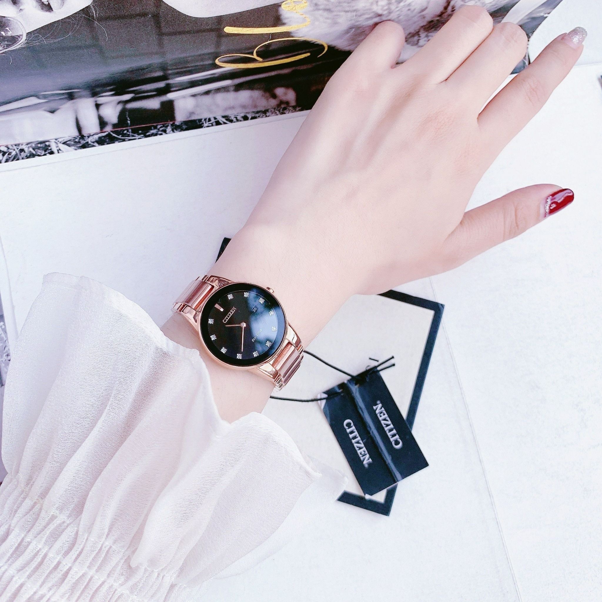 Citizen Eco-Drive GA1058-59Q - Đồng Hồ Nữ – PhongWatch