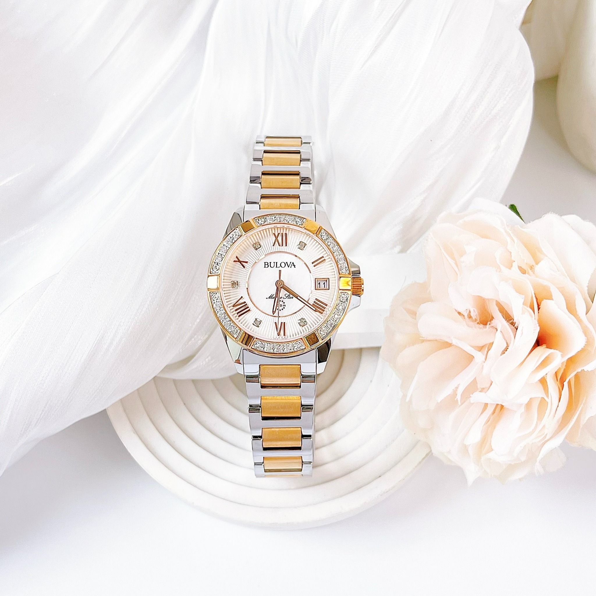 Bulova Quartz 98R234 Marine Star ng H N Chinh Hang Gia T t PhongWatch