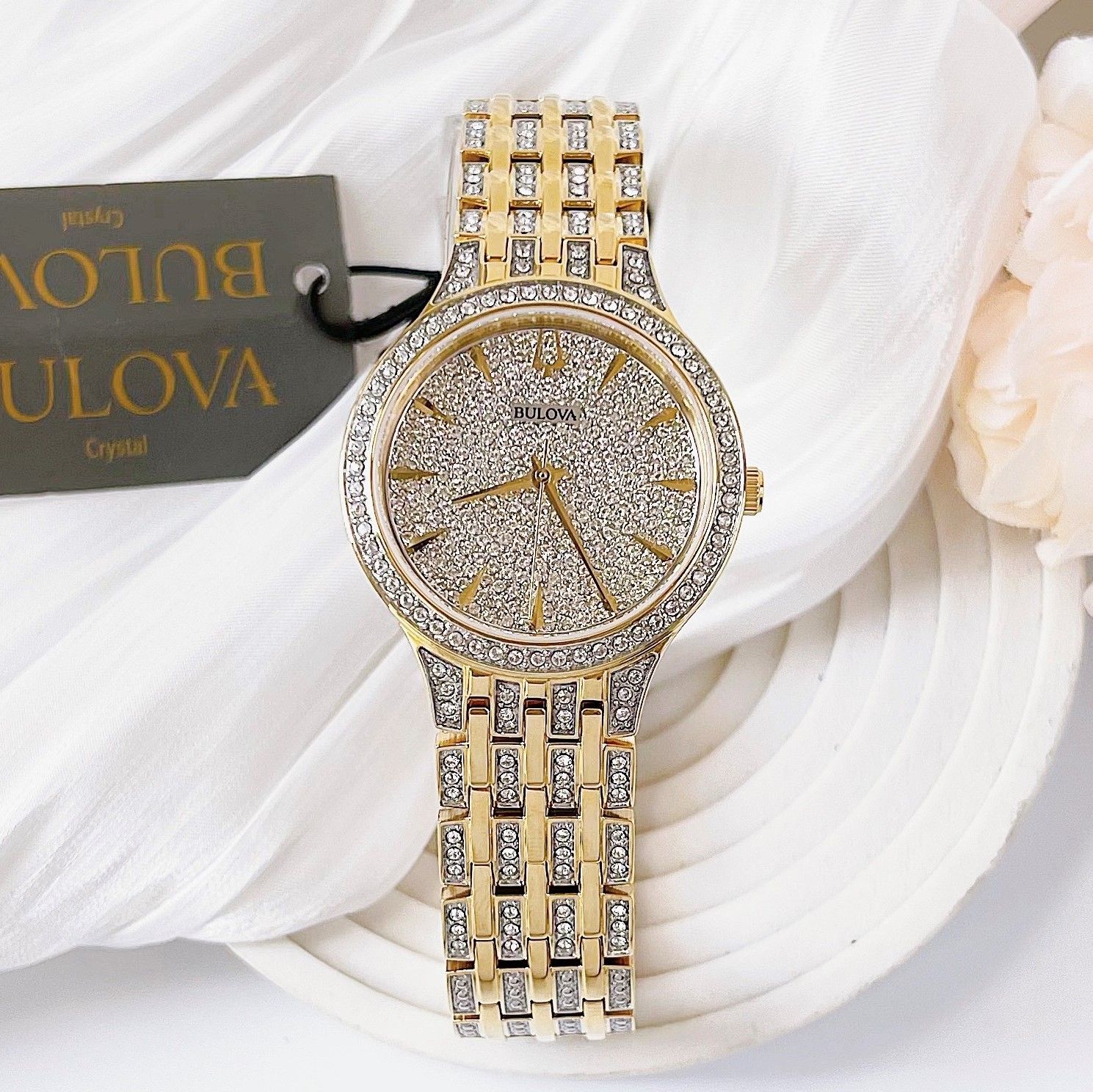 Bulova Quartz 98L263 Phantom Gold Tone 32mm ng H N PhongWatch
