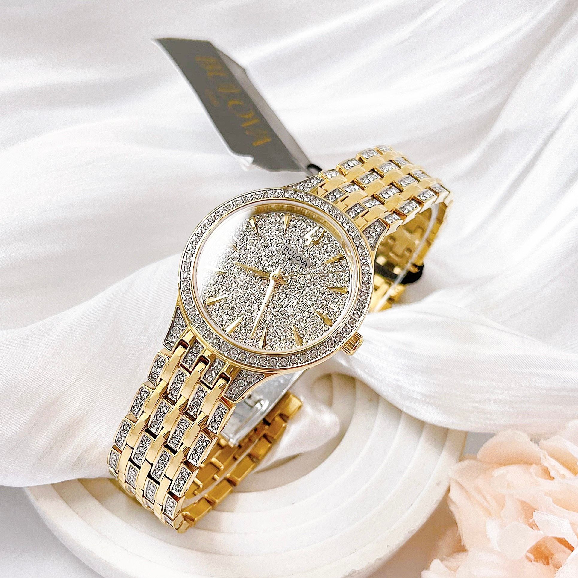 Bulova Quartz 98L263 Phantom Gold Tone 32mm ng H N PhongWatch