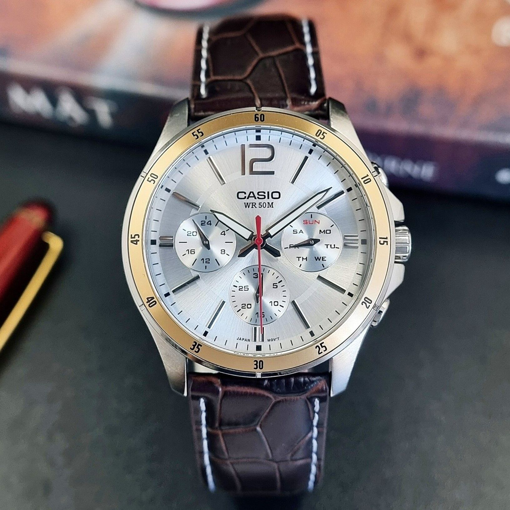 Casio Quartz MTP-1374L-7AVDF ( MTP1374L7AVDF ) - Đồng Hồ Nam – PhongWatch