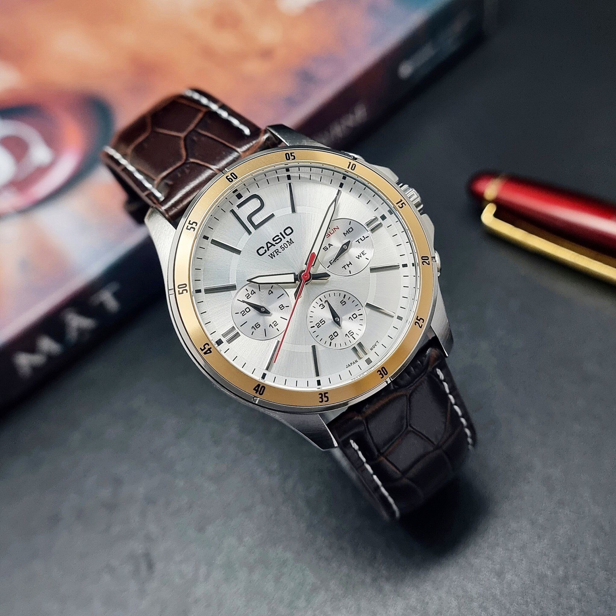 Casio Quartz MTP-1374L-7AVDF ( MTP1374L7AVDF ) - Đồng Hồ Nam – PhongWatch