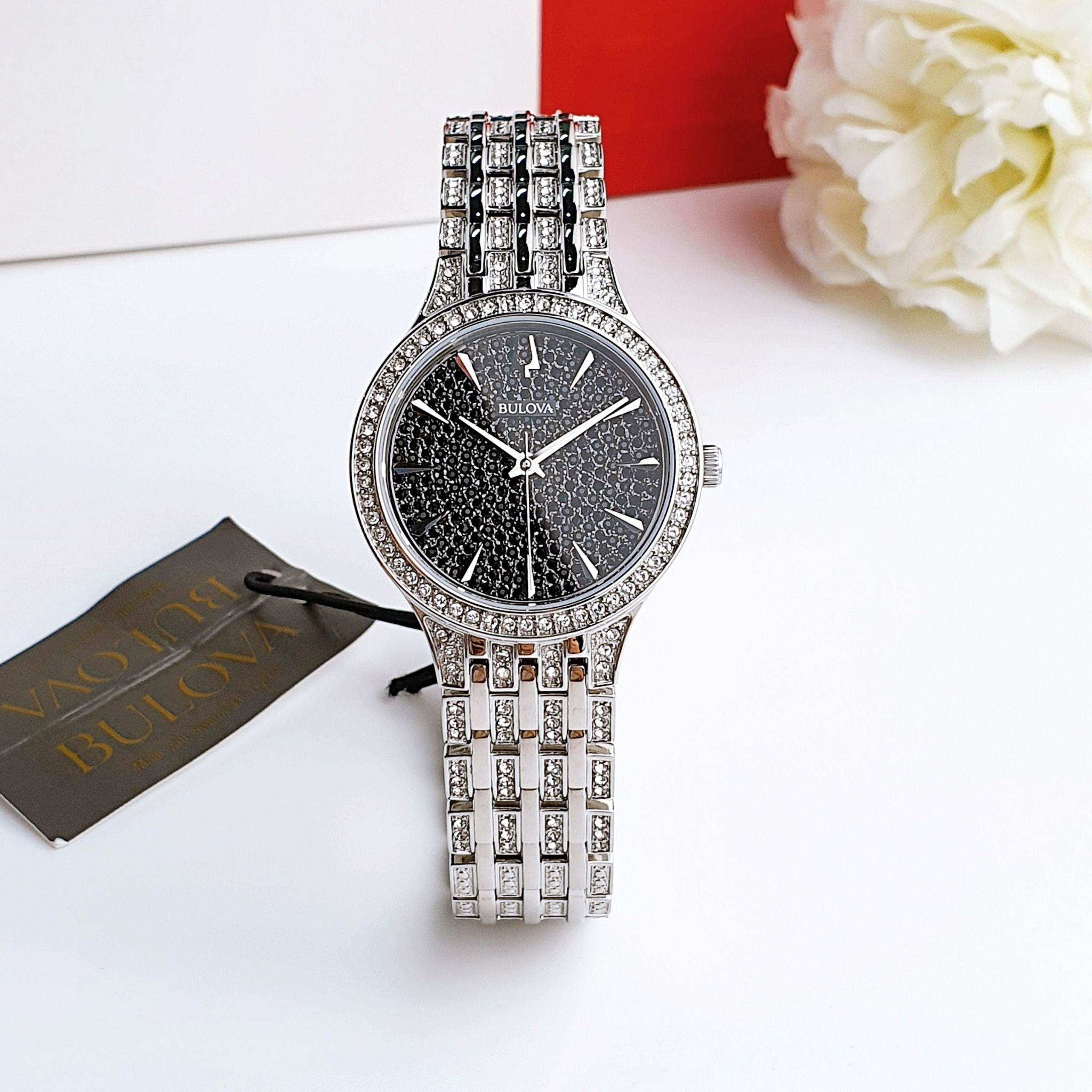 Bulova Quartz Phantom Black Watch 32mm 96L273 ng H N