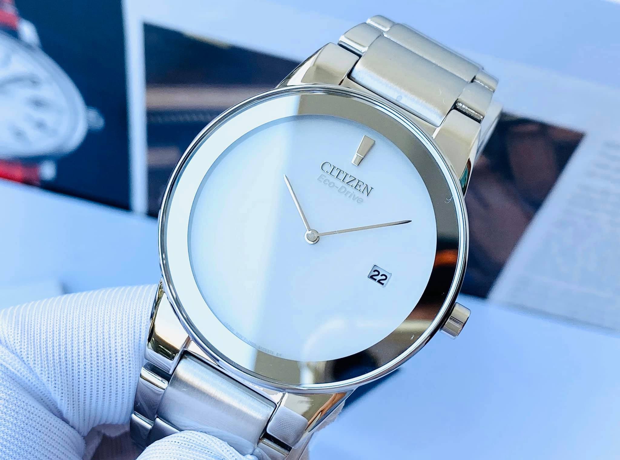 Đồng Hồ Cặp Citizen Eco-Drive AU1060-51A và GA1050-51A – PhongWatch