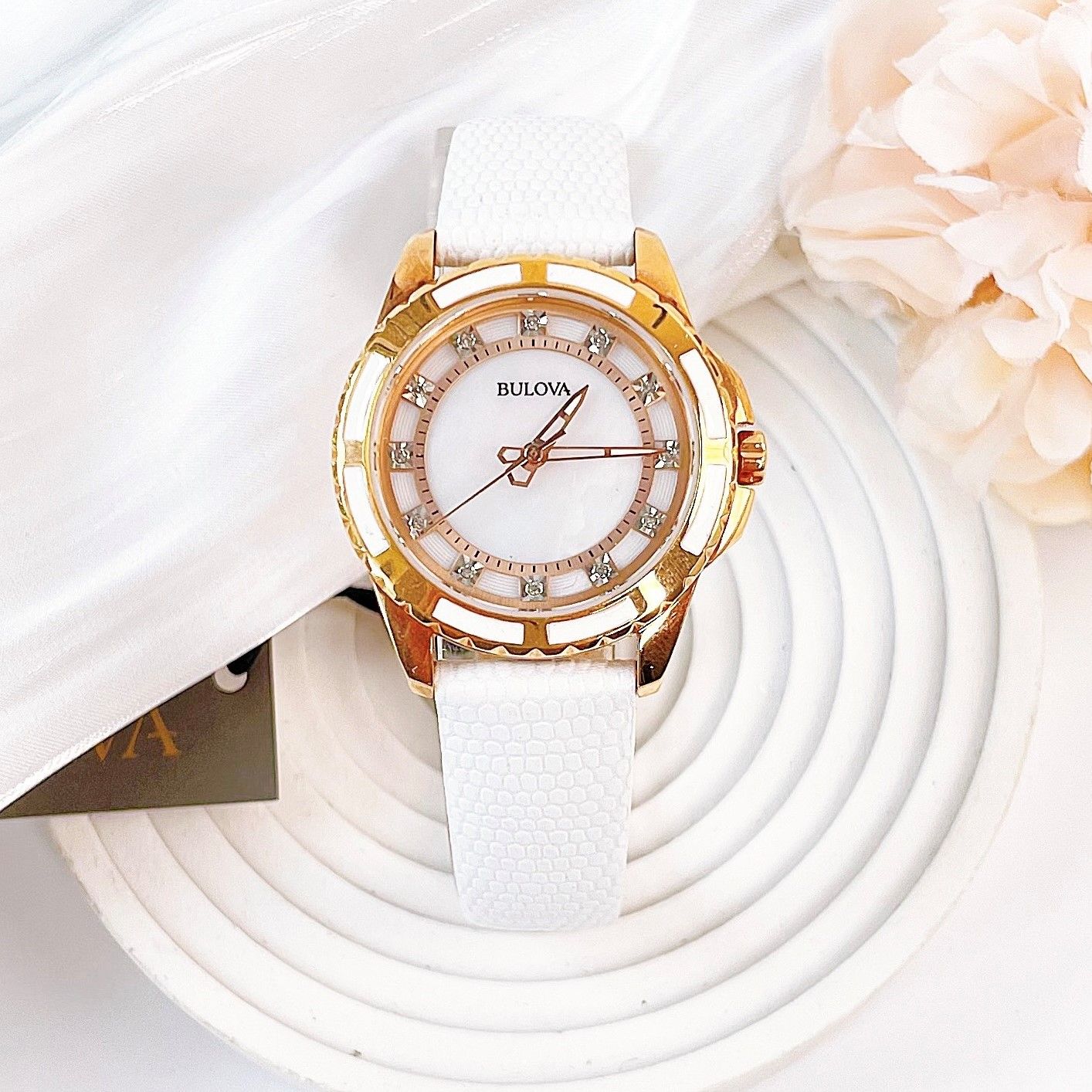 Bulova Quartz 98P119 - Đồng Hồ Nữ – PhongWatch