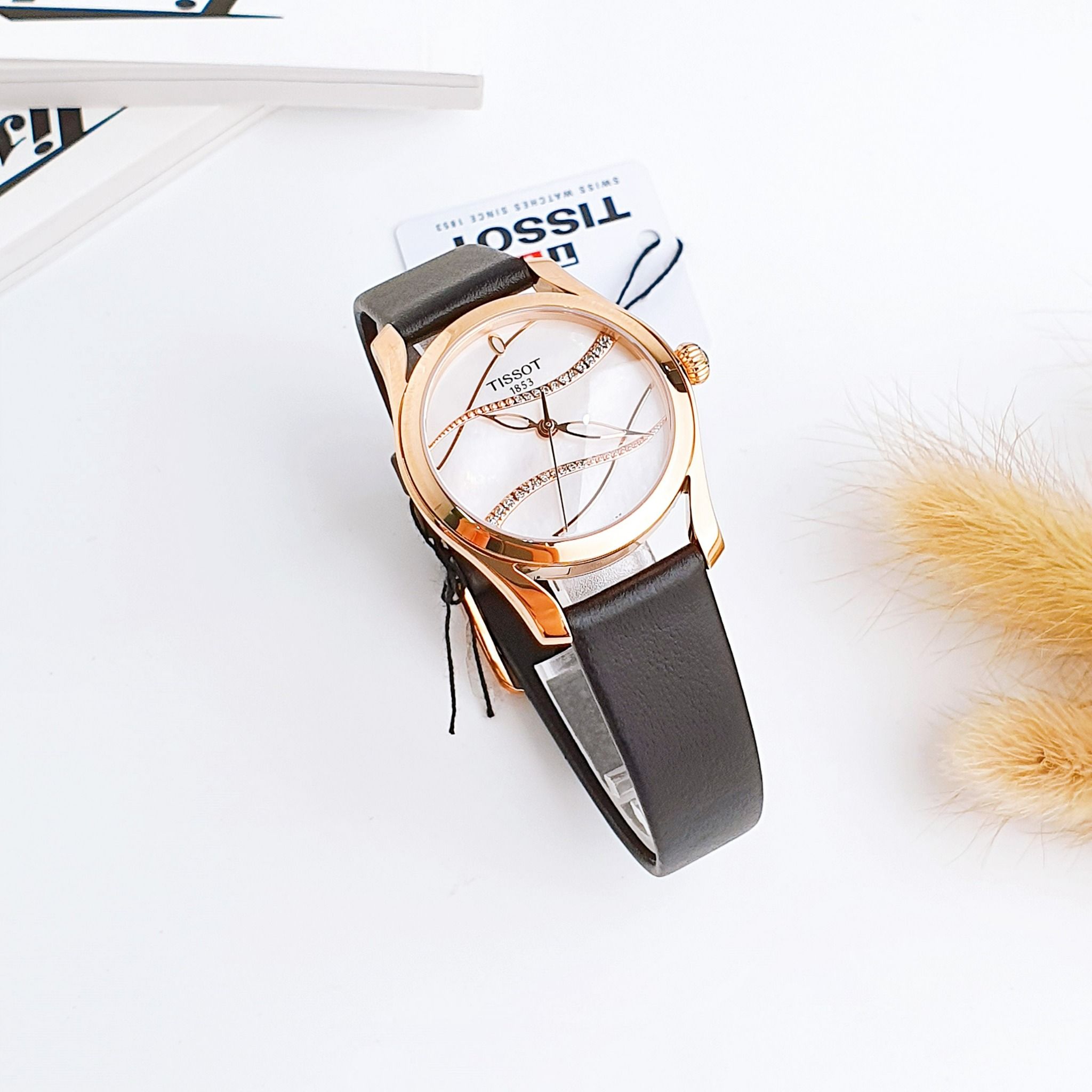 Tissot T Wave White Mother of Pearl Diamond Dial T112.210.36