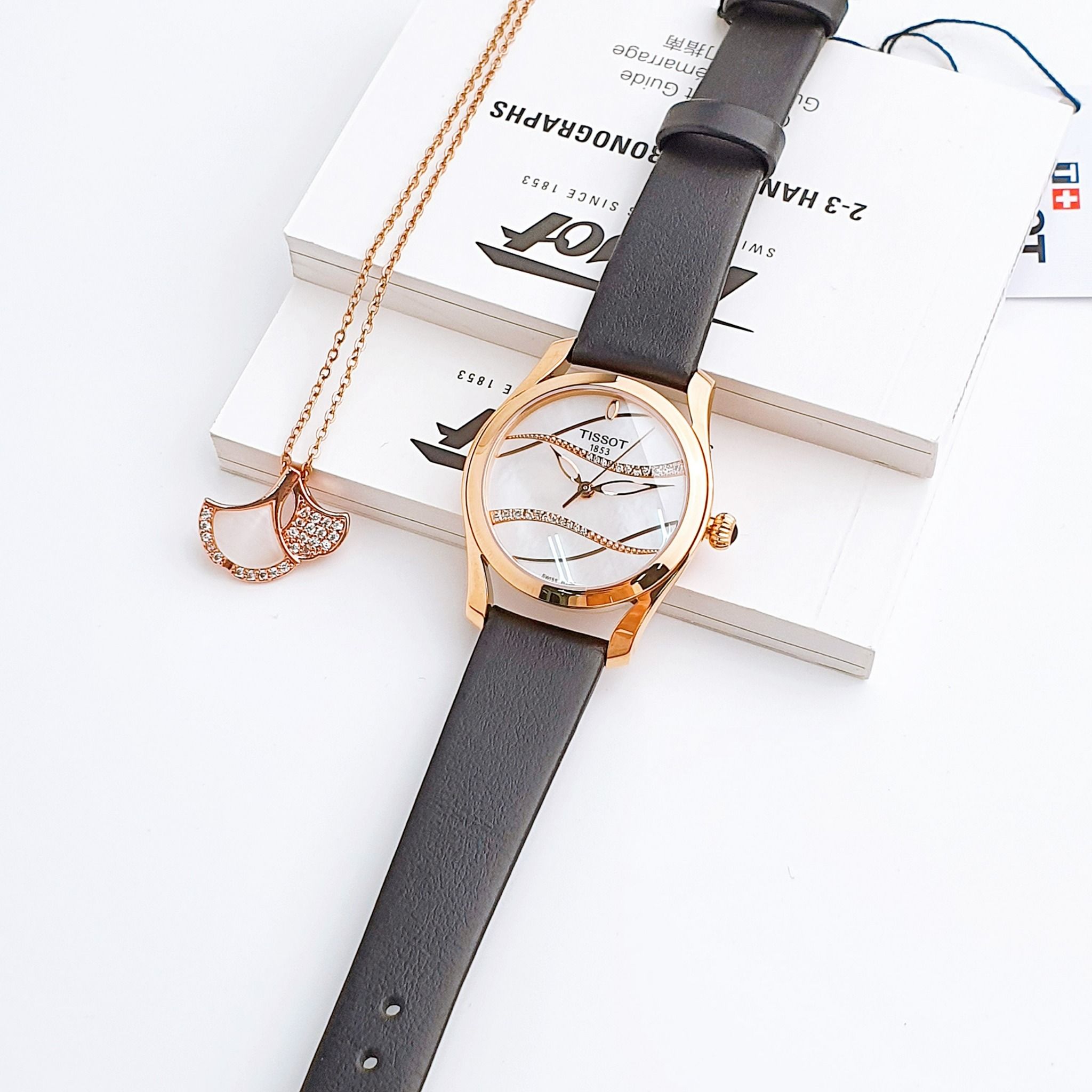 Tissot T Wave White Mother of Pearl Diamond Dial T112.210.36