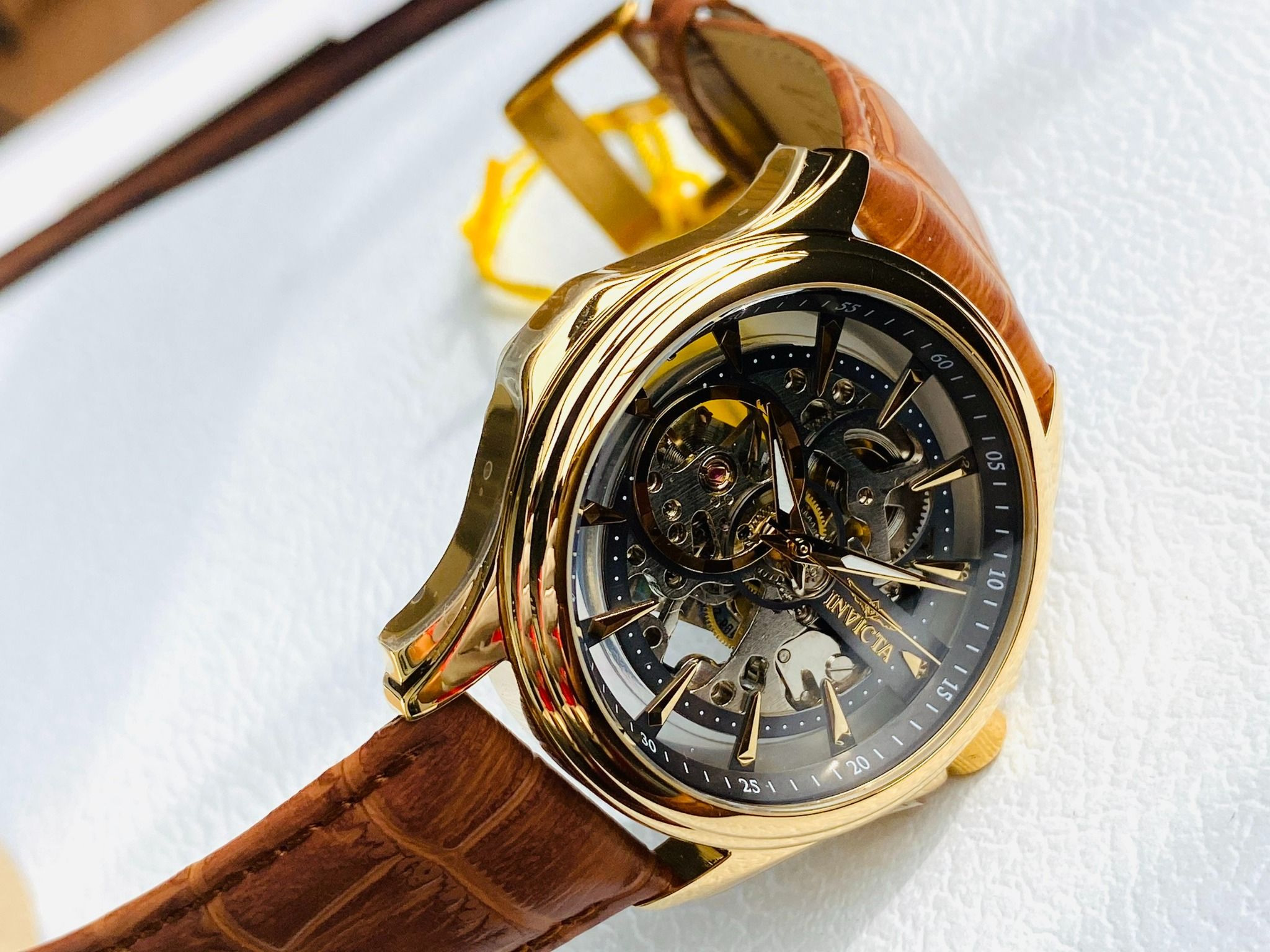 Invicta Quartz IN37949 Grey Dial ManualWind Đồng Hồ Nam PhongWatch