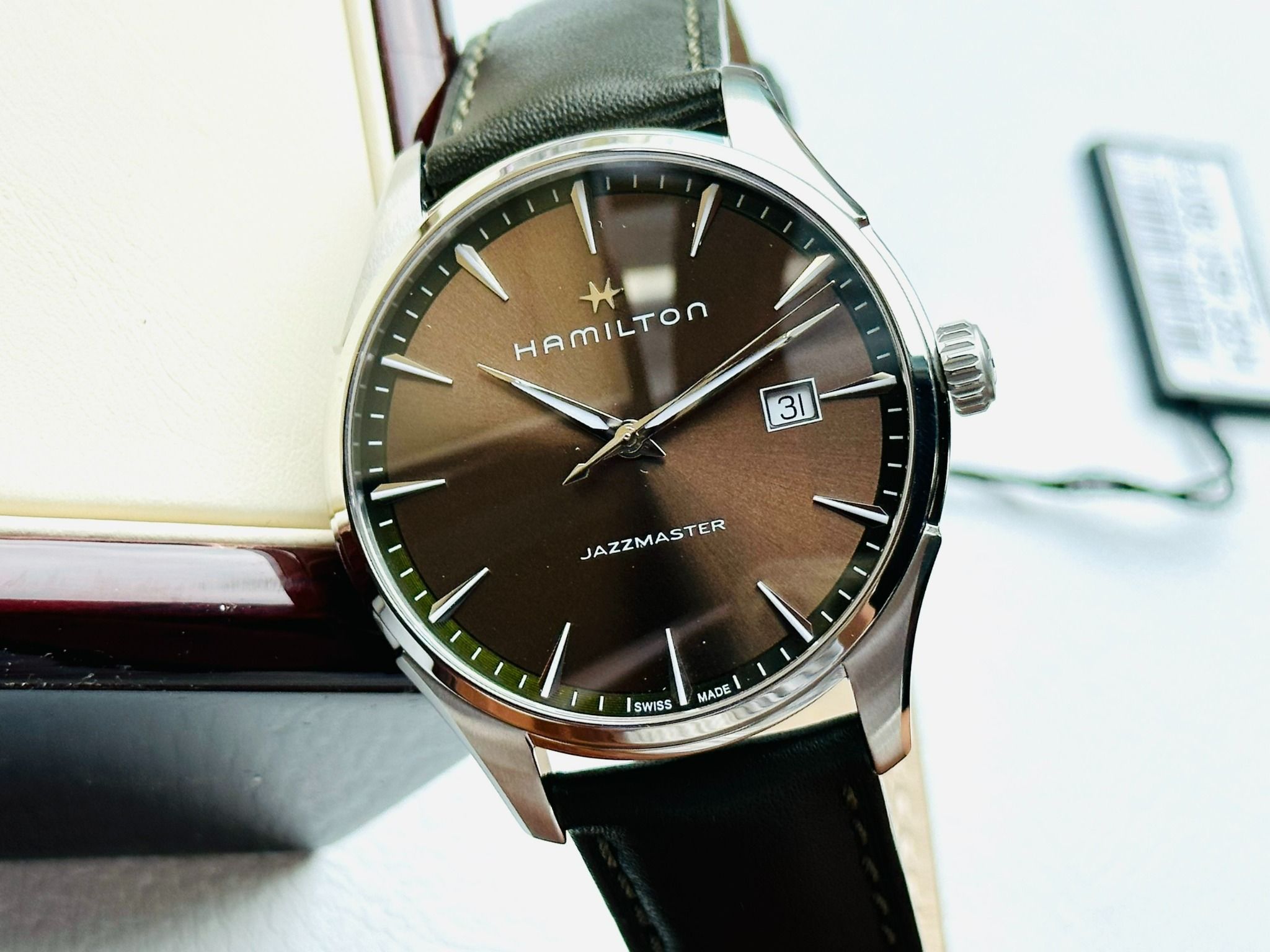 Hamilton Jazzmaster Quartz H32451801 ng H Nam PhongWatch