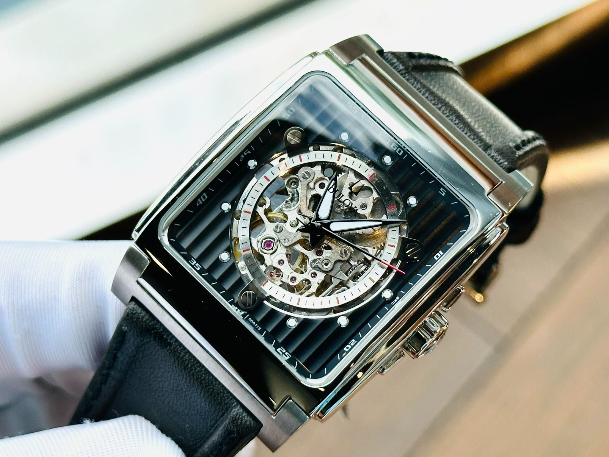 Wholesale Hot Designer Leather 25 mm Watch Strap 96A113_K0027477 main image 0