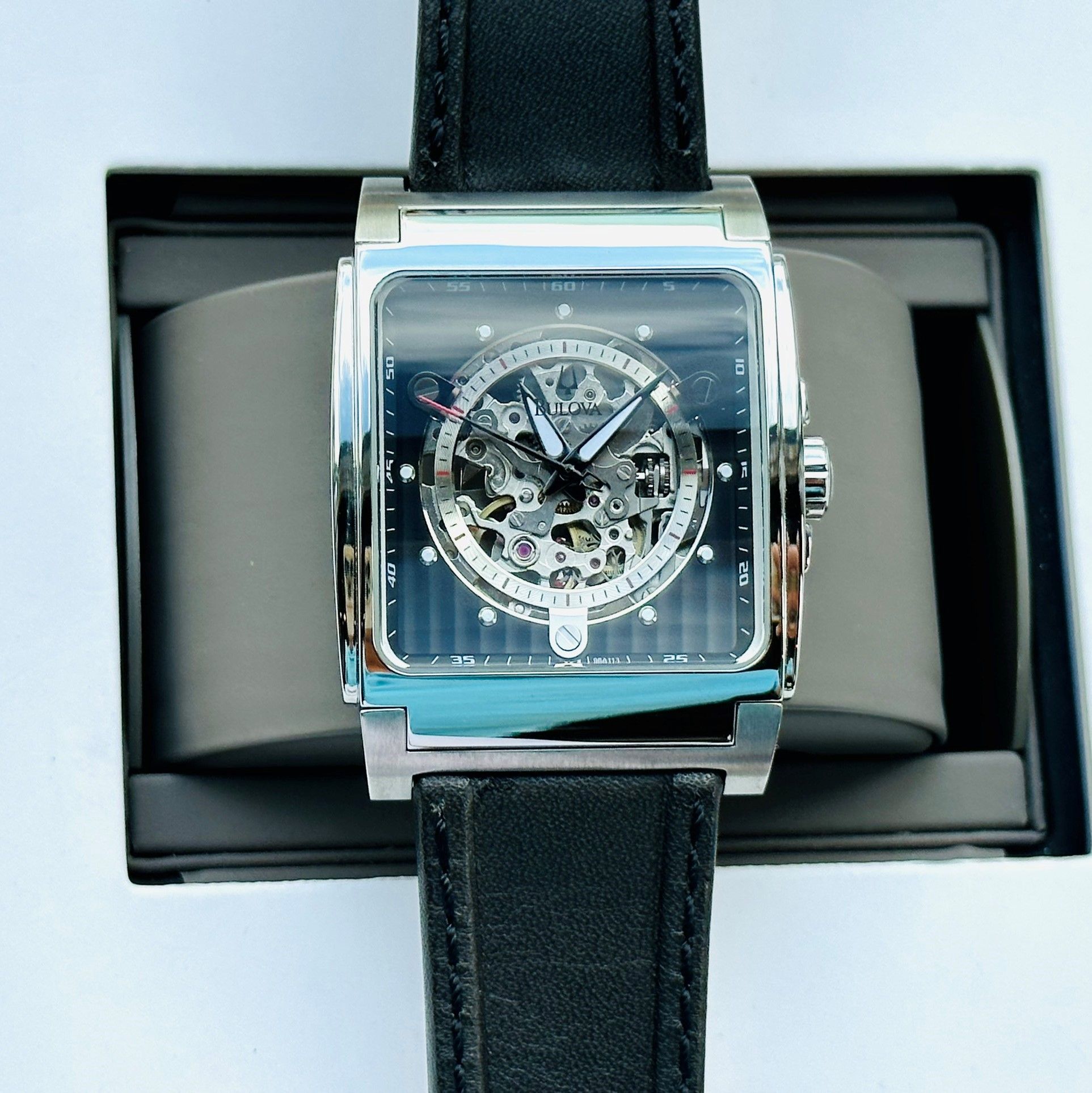 Wholesale Hot Designer Leather 25 mm Watch Strap 96A113_K0027477