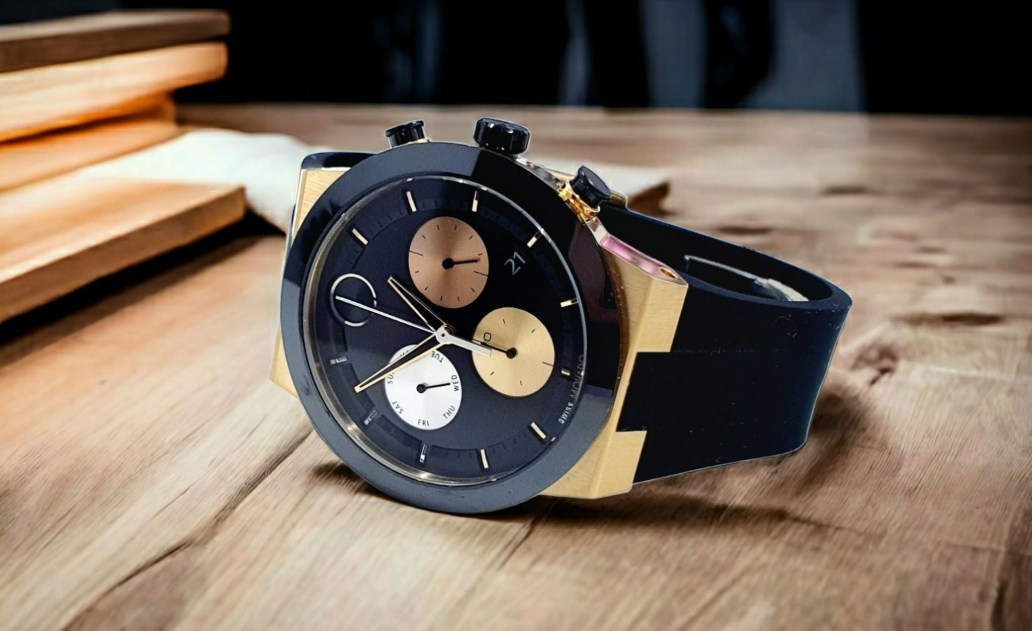 Movado Quartz 3600896 Bold Fusion Chronograph Bronze - Đồng Hồ Nam –  PhongWatch