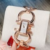 Salvatore Ferragmo Quartz SFDZ00319 Double Gancini Rose Gold - Đồng Hồ Nữ