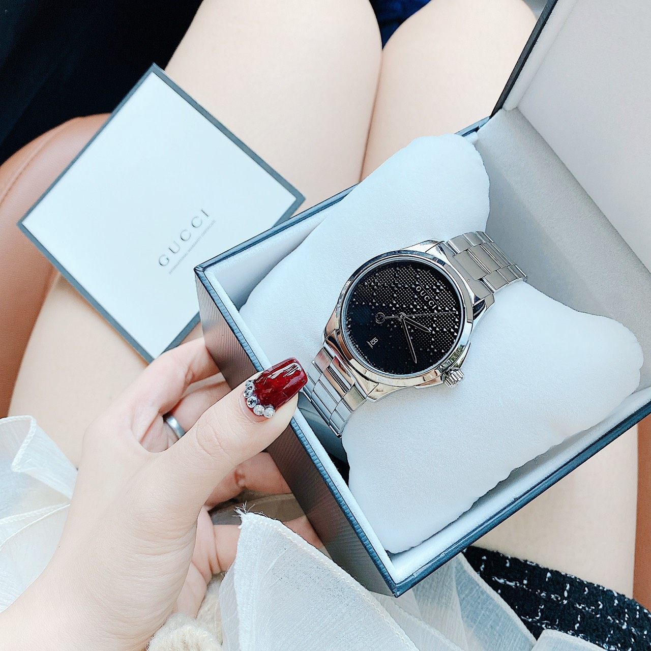 Gucci Quartz YA126460 G-timeless 38mm - Đồng Hồ - Chính Hãng Giá 
