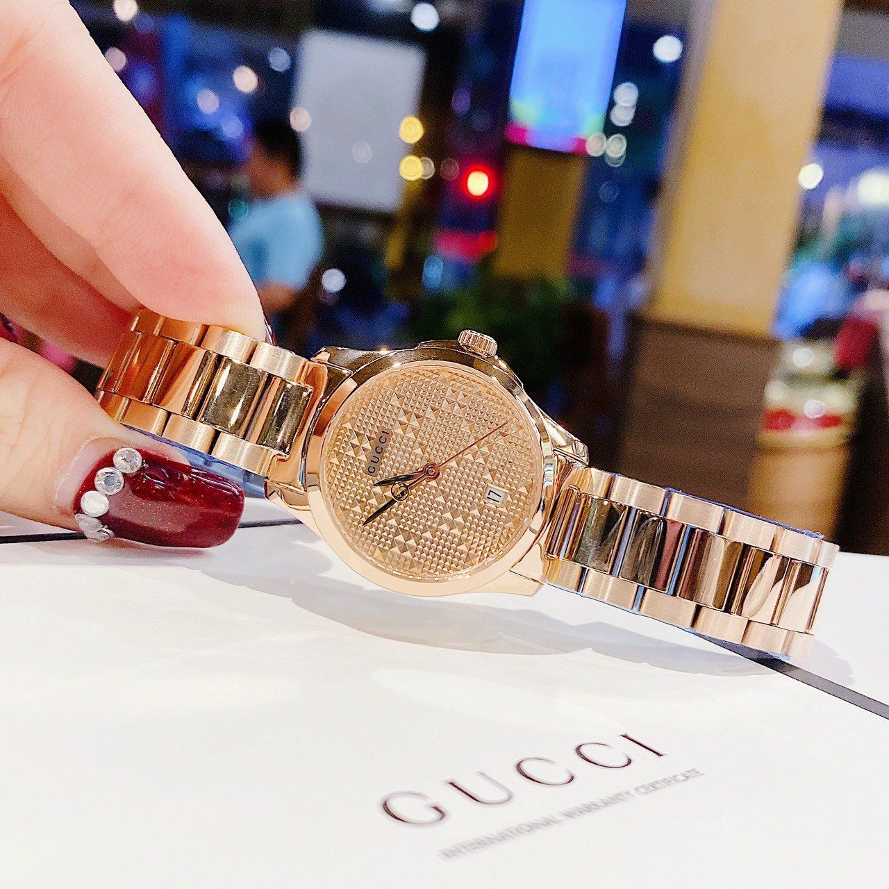 Gucci Quartz YA126567 Classic Stainless Steel Bracelet - Đồng Hồ Nữ –  PhongWatch