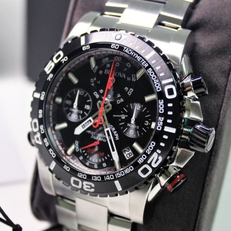 Bulova Quartz 98B212 Precisionist Chronograph -Đồng Hồ Nam -Chính