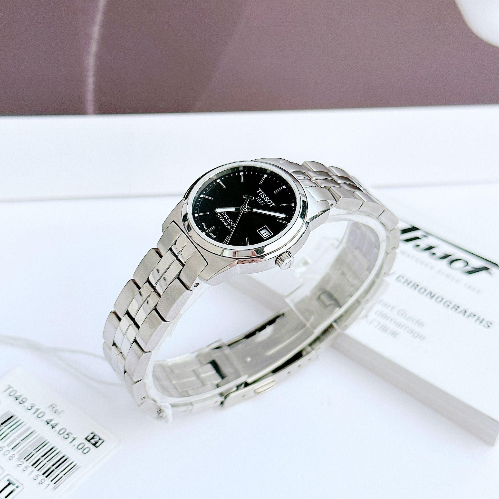 Nice Affordable Titanium Two Tone 11 mm Watch Wristband T049.310.44.051.00_K0032125 main image 1