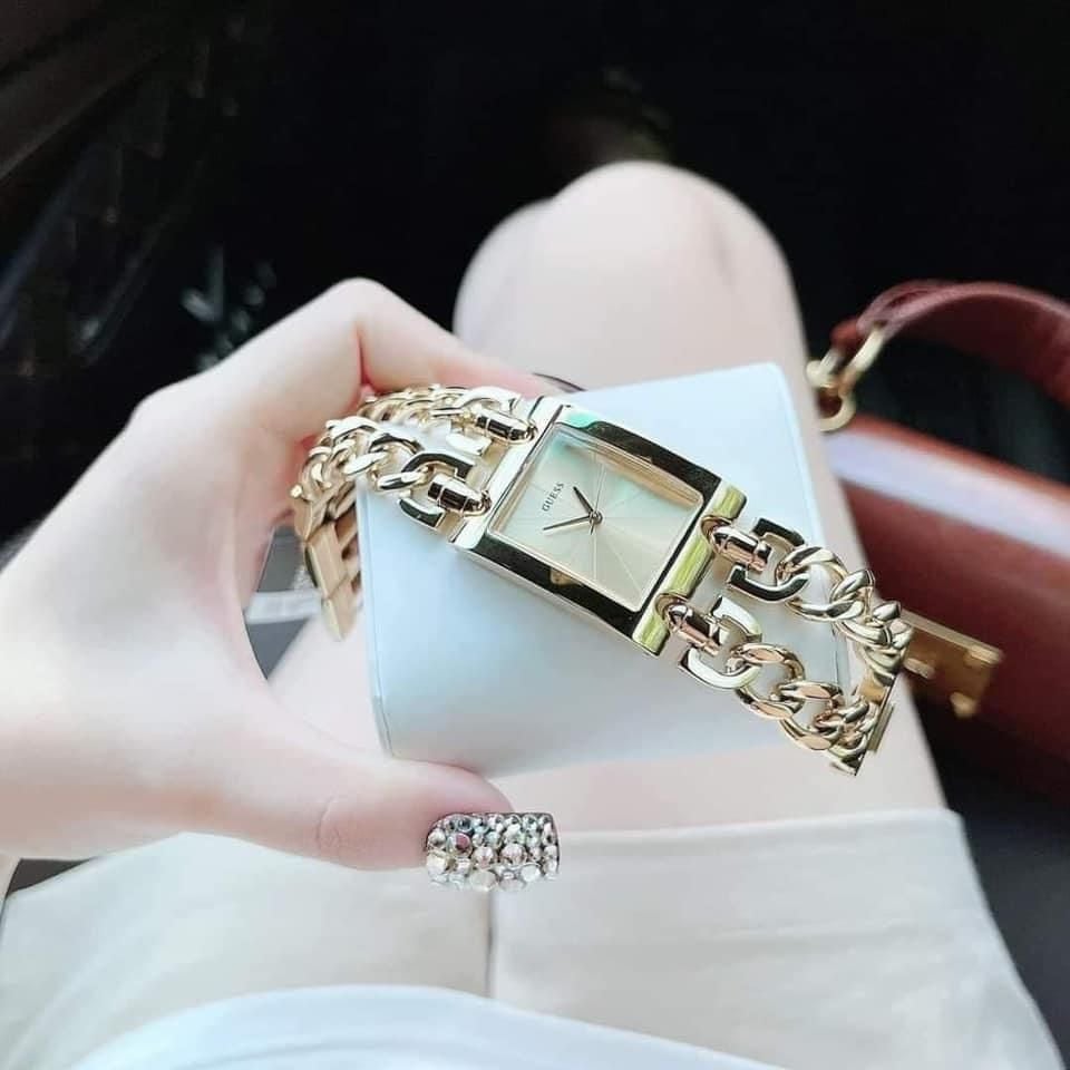 GUESS 稼働 U1117L2 ブレスレット ウォッチ QZ ゴールド GUESS Ladies