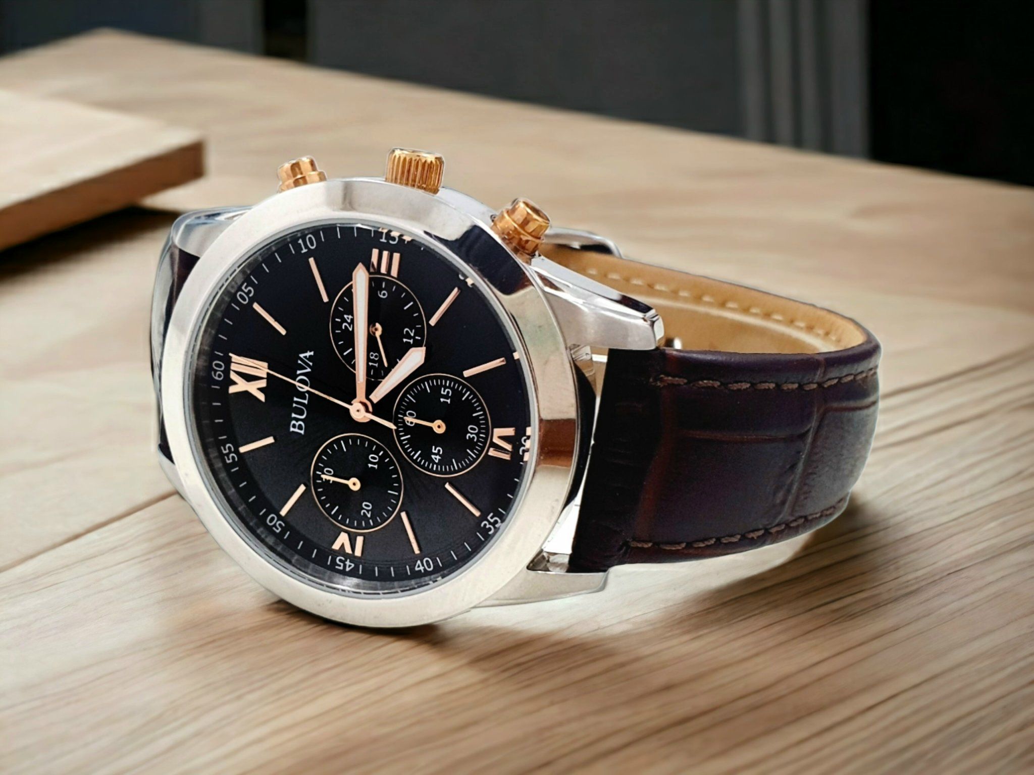 Bulova Quartz 98A142 Classic Chronograph ng H Nam PhongWatch