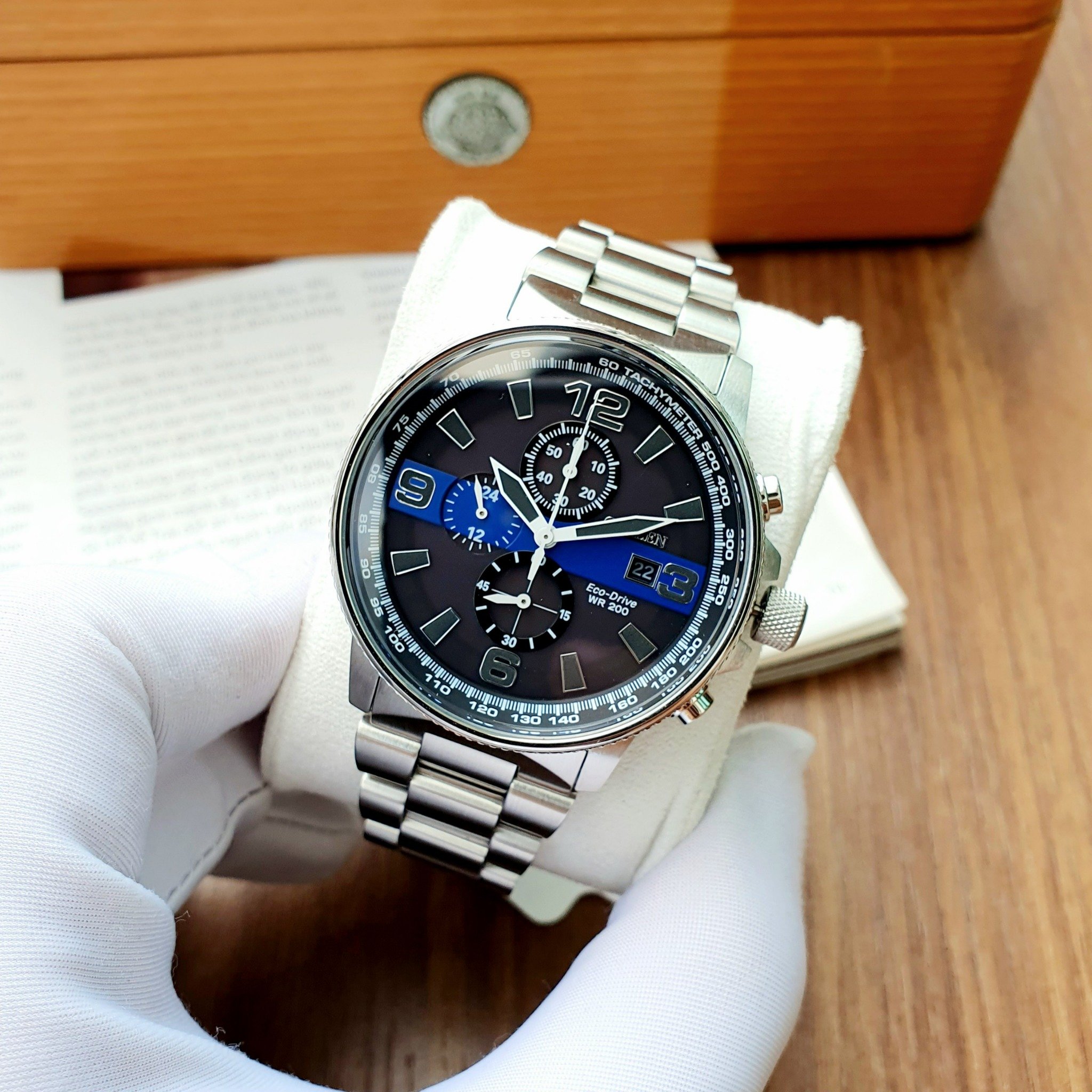 Citizen Automatic CA0291 59E Nighthawk Blue Line ng H Nam PhongWatch