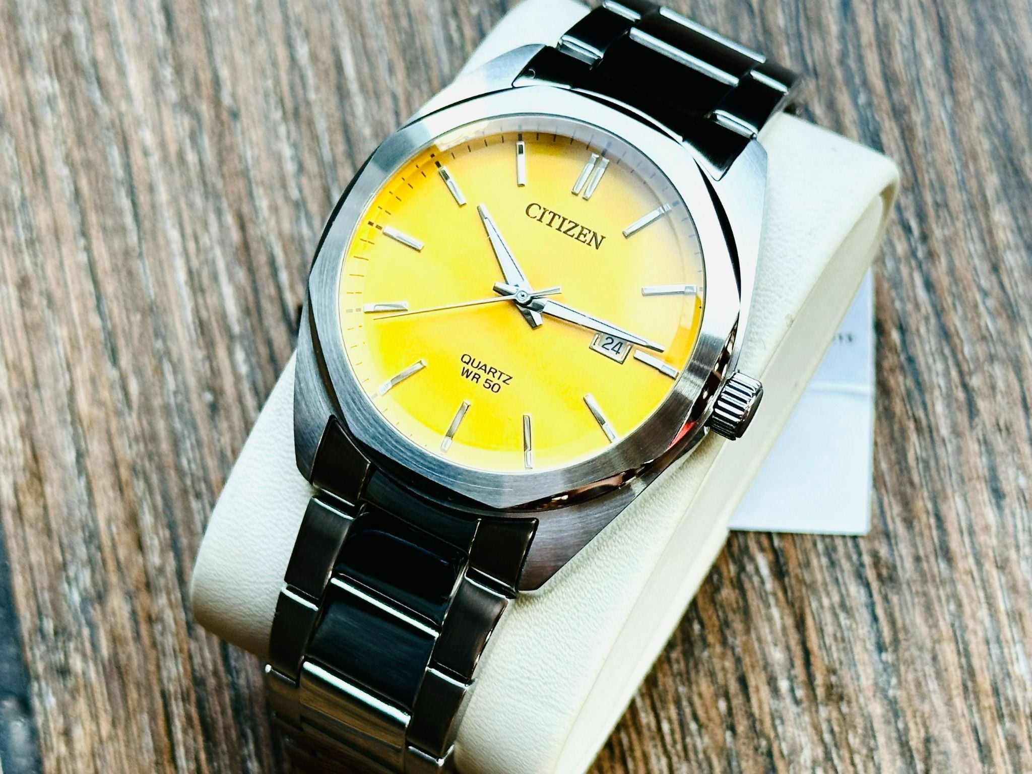 Citizen BI5110-54Z – Orologio Uomo Quarzo Analogico, Movimento Giapponese, Cinturino In Acciaio Inox, Argento