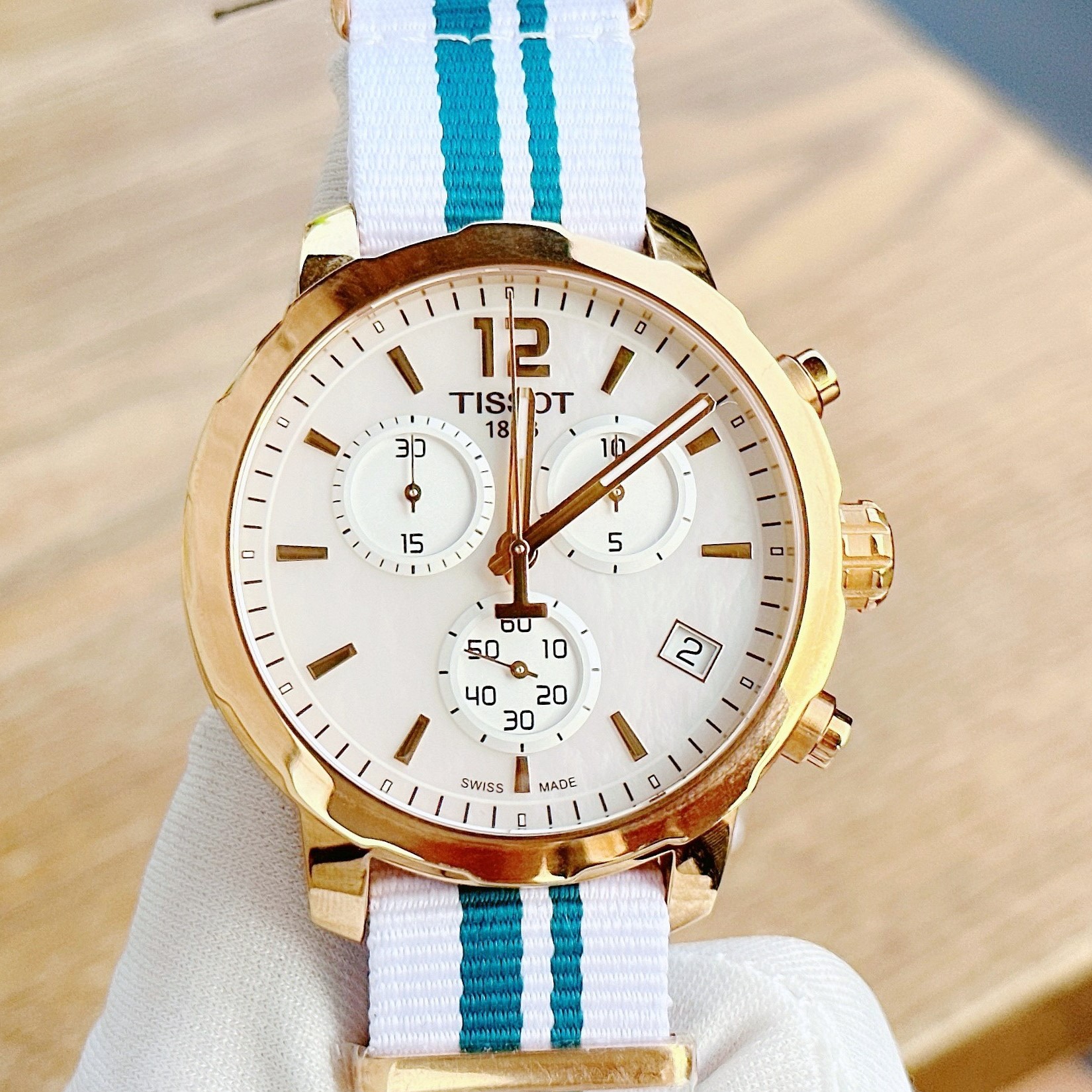 Chronograph T0954173711701 Zegarek Tissot Quickster Football