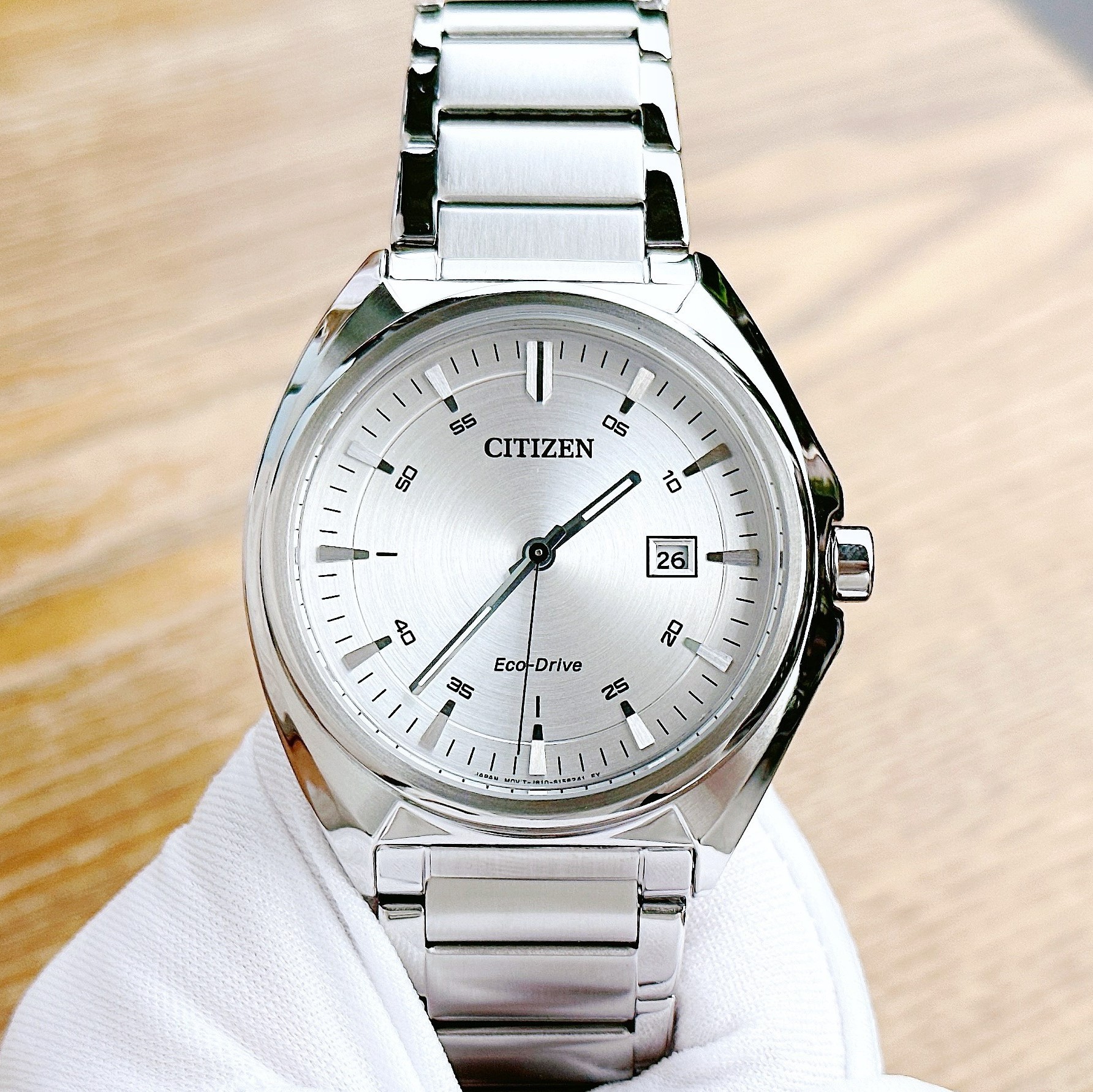 Citizen Eco-Drive AW1570-87A Calendar Stainless Steel Watch Đồng Hồ Nam