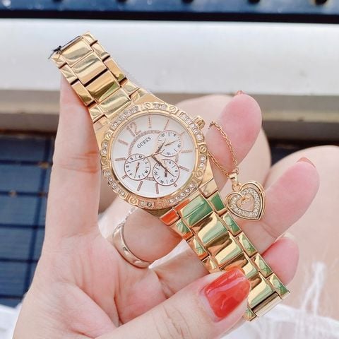Guess Quartz W0845L3 Envy Gold Rose Stainless Steel ng H N PhongWatch