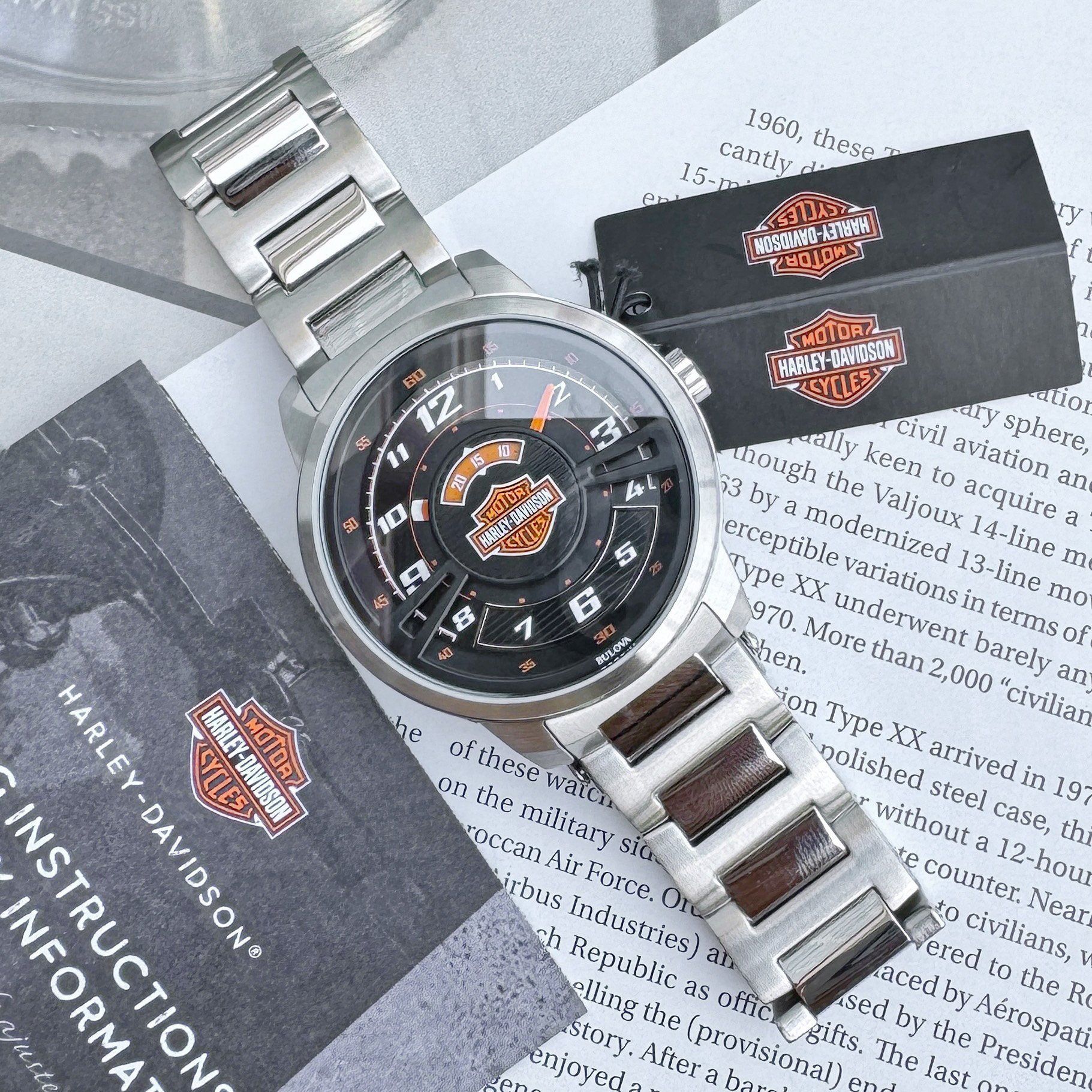 Harley-Davidson 腕時計(自動巻き) Bulova Harley-Davidson 76A162 - Đồng Hồ Nam – PhongWatch