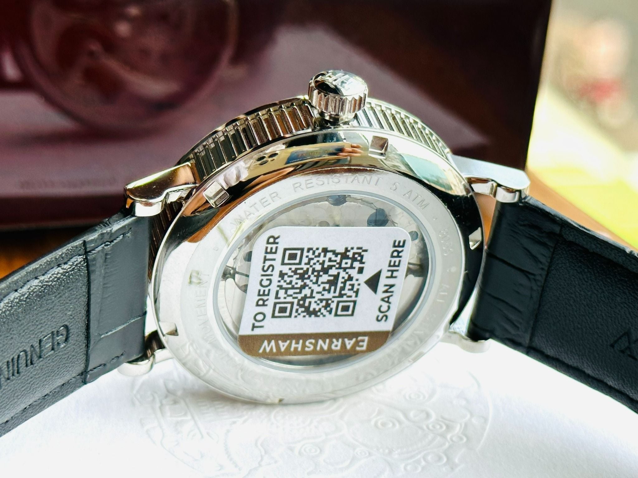Thomas Earnshaw Orologio Elegante Automatico – Modello ES-8159-01 – 3 Lancette – Design Classico Uomo