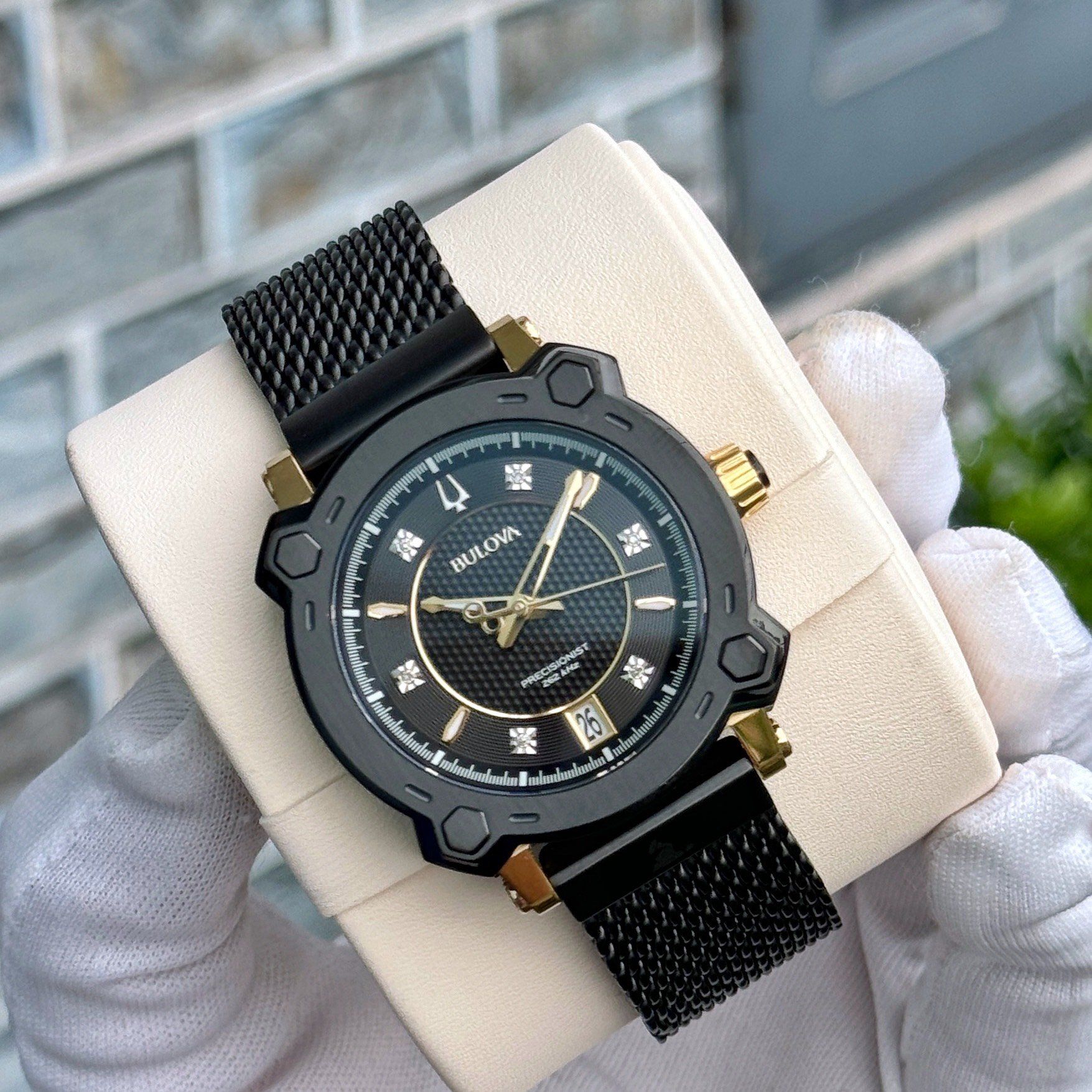 Bulova Quartz 98P173 Precisionist Men s Special Grammy Edition ng PhongWatch