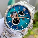 A -  Orient Star Semi skeleton BLue green Grandient MOP Dial - RK-BY0001A - Đồng Hồ Nam
