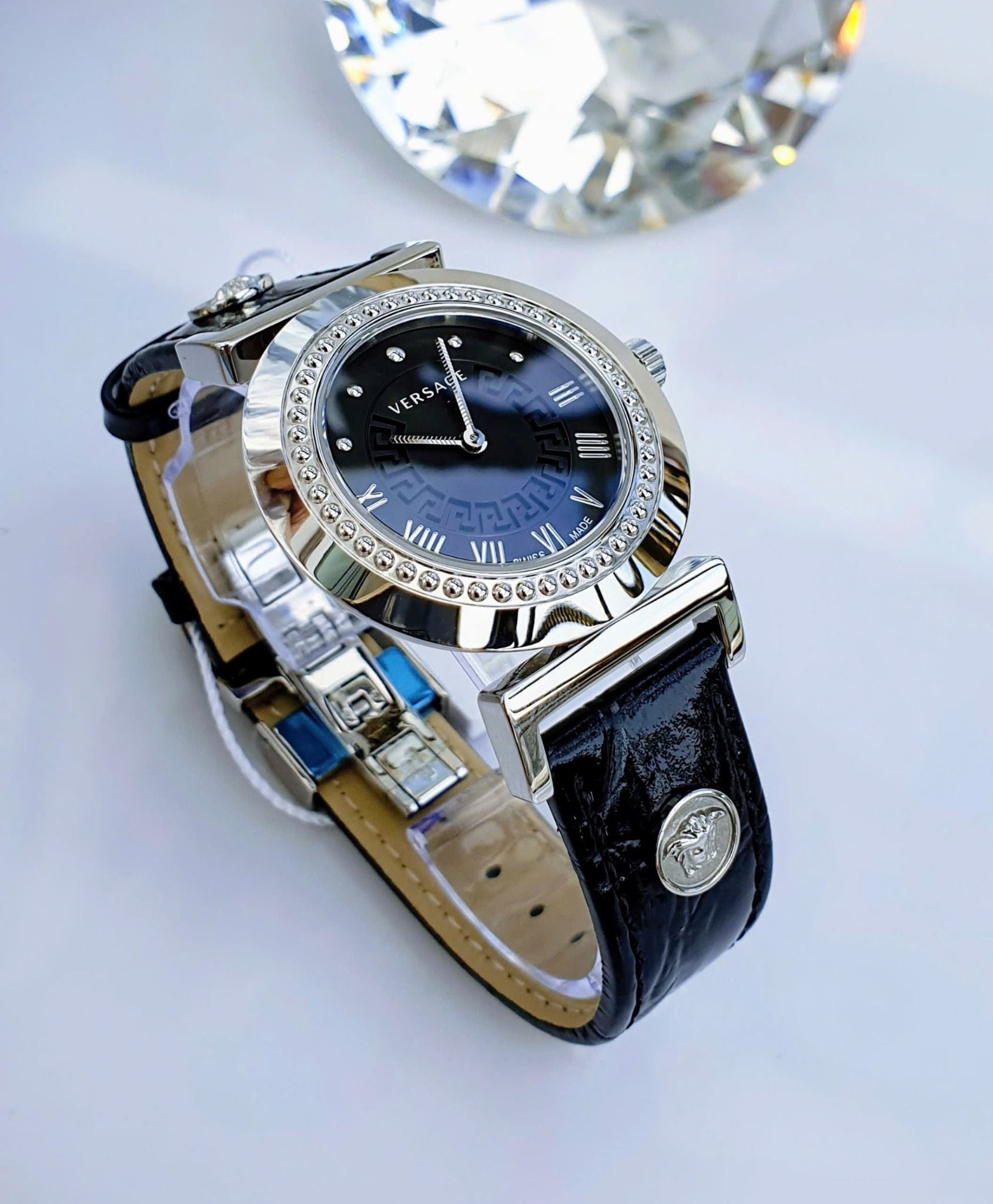 VERSACE 腕時計 VANITY ブルー