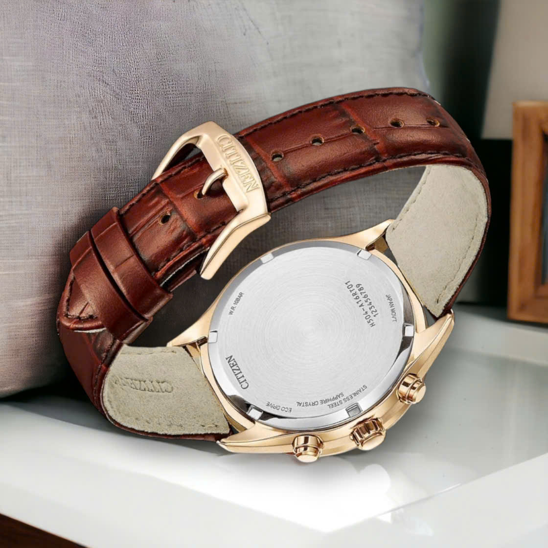 Thành Nguyễn Citizen Eco-Drive AT2573-07X Chronograph 42mm - Đồng Hồ Nam