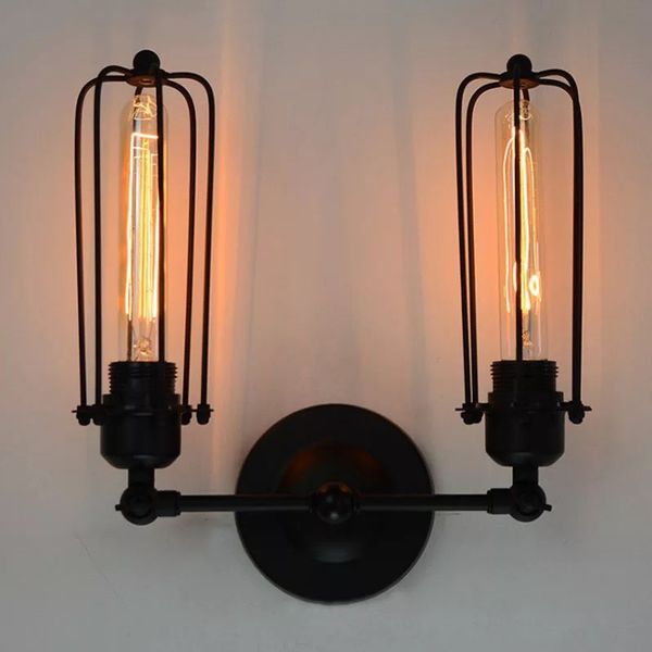 Đèn gắn tường decor giá rẻ thiết kế lồng sắt VDC-512