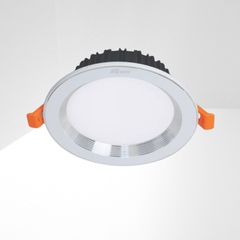 Đèn downlight âm trần 3 chế độ, mặt lỏm, viền bạc cao cấp - Anfaco AFC441B