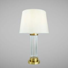 Đèn bàn chao vải trắng, thân phale cao cấp DB-347