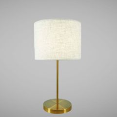 Đèn bàn hiện đại, thân kim loại si vàng đồng DB-372