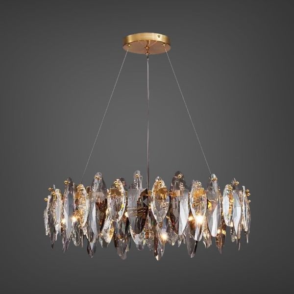 Đèn chùm phale, thiết kế thả tròn, đá phale K9 cao cấp DC-1072