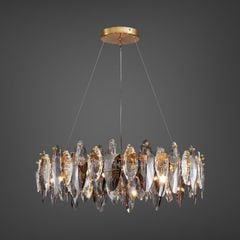 Đèn chùm phale, thiết kế thả tròn, đá phale K9 cao cấp DC-1072