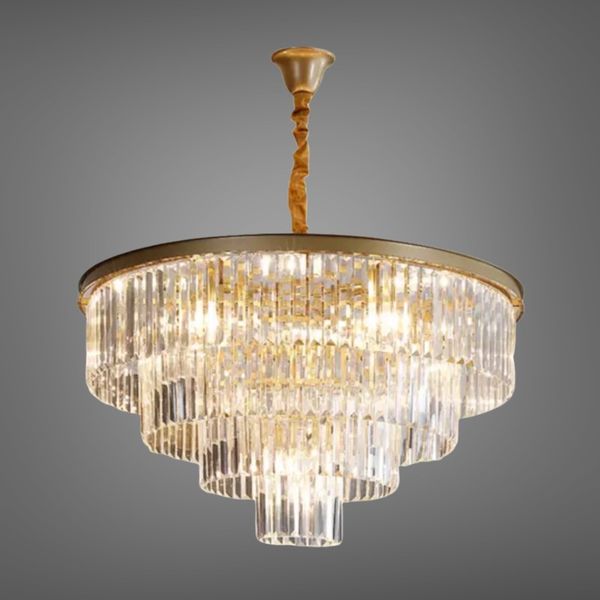 Đèn chùm phale, thiết kế dạng tròn, thẻ phale trắng DC-1030