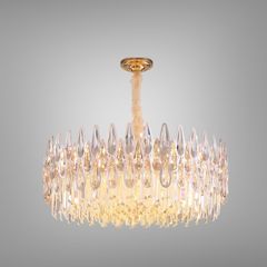 Đèn chùm phale, thiết kế kiểu tròn, thẻ phale K9 hình giọt nước DC-1071