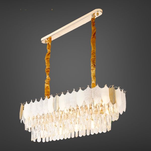 Đèn chùm phale, thiết kế thả ngang, thẻ phale K9 cao cấp  DC-1047
